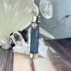 Kyanite And Pearl Pendant