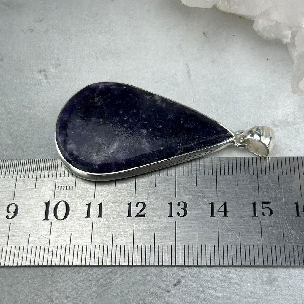 Women's Purple Crystal Pendant
