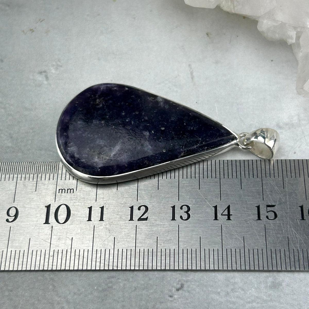 Women's Purple Crystal Pendant