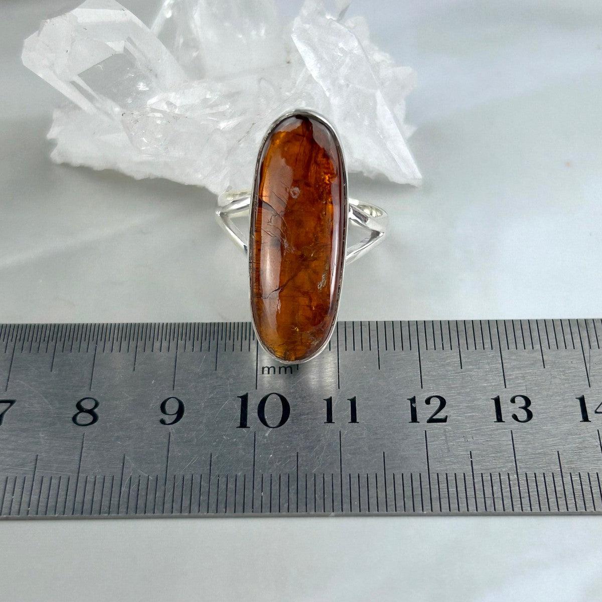 Unique Stone Silver Ring