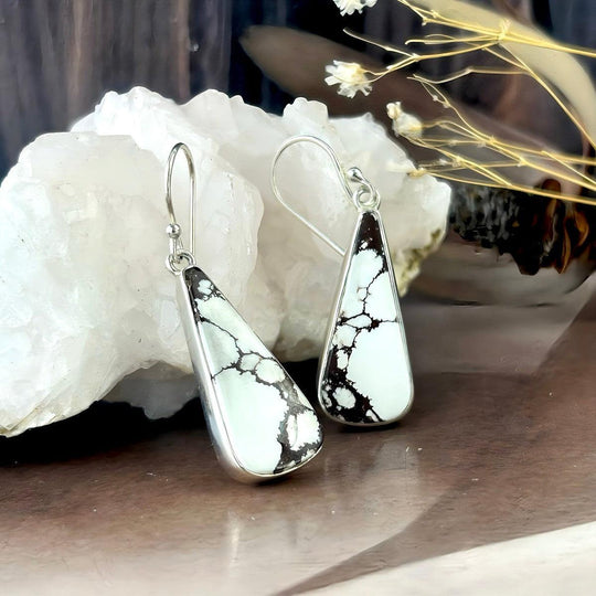 Wild Horse Elongated Teardrop Earrings