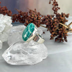 Amazonite Modern Style Ring