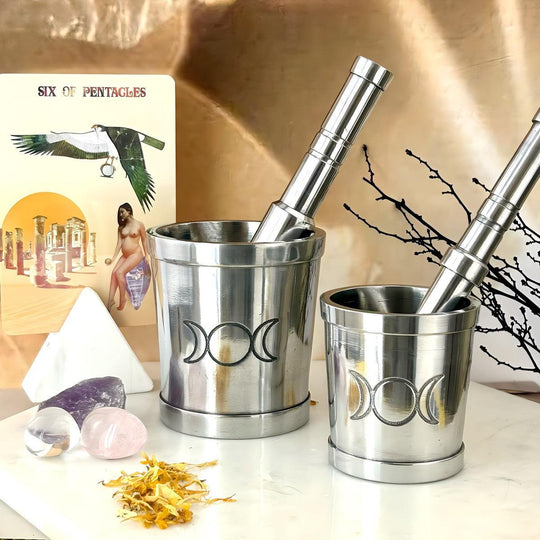 Triple Moon Mortar & Pestle