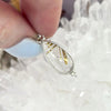 Elongated Teardrop Crystal Pendant