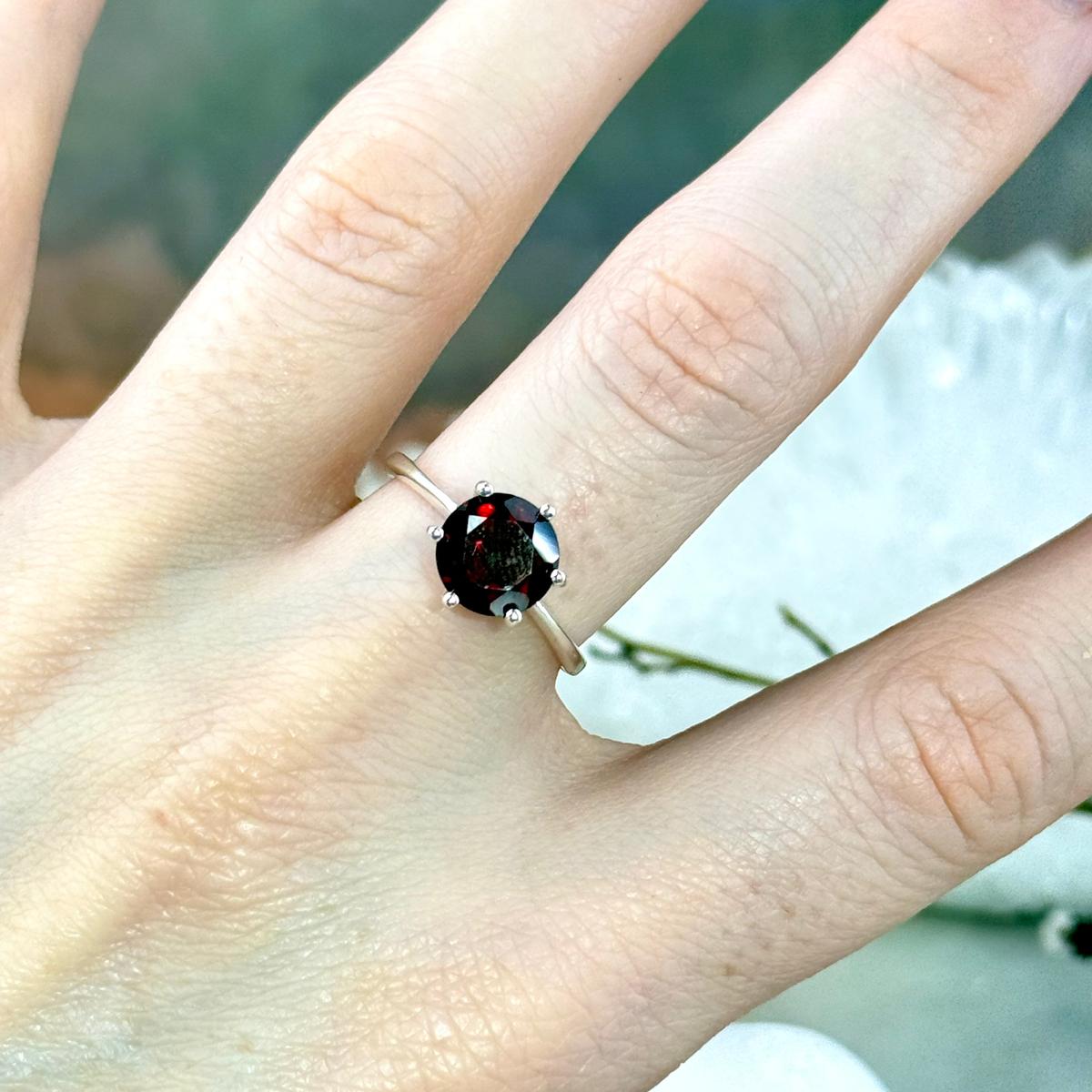 Assorted Gemstone Brilliant Cut Ring