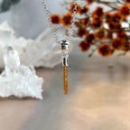 Raw Crystal Bar Pendant