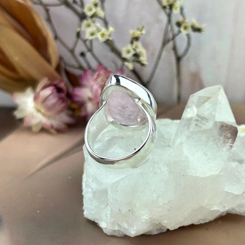 Soft Pink Crystal Ring