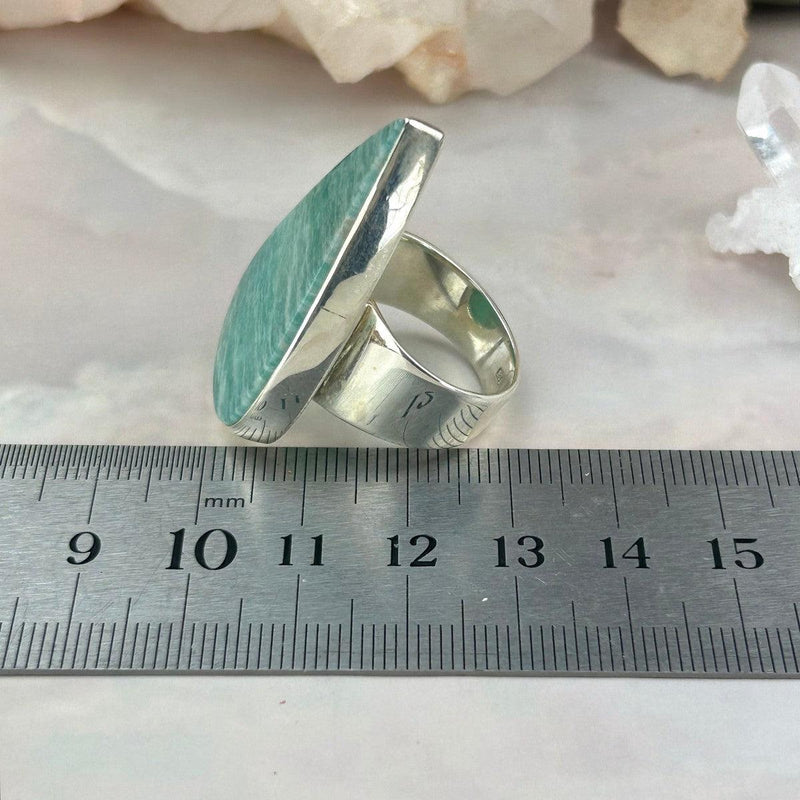 Women's Large Crystal Ring
