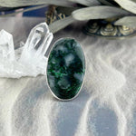 Large Oval Crystal Ring