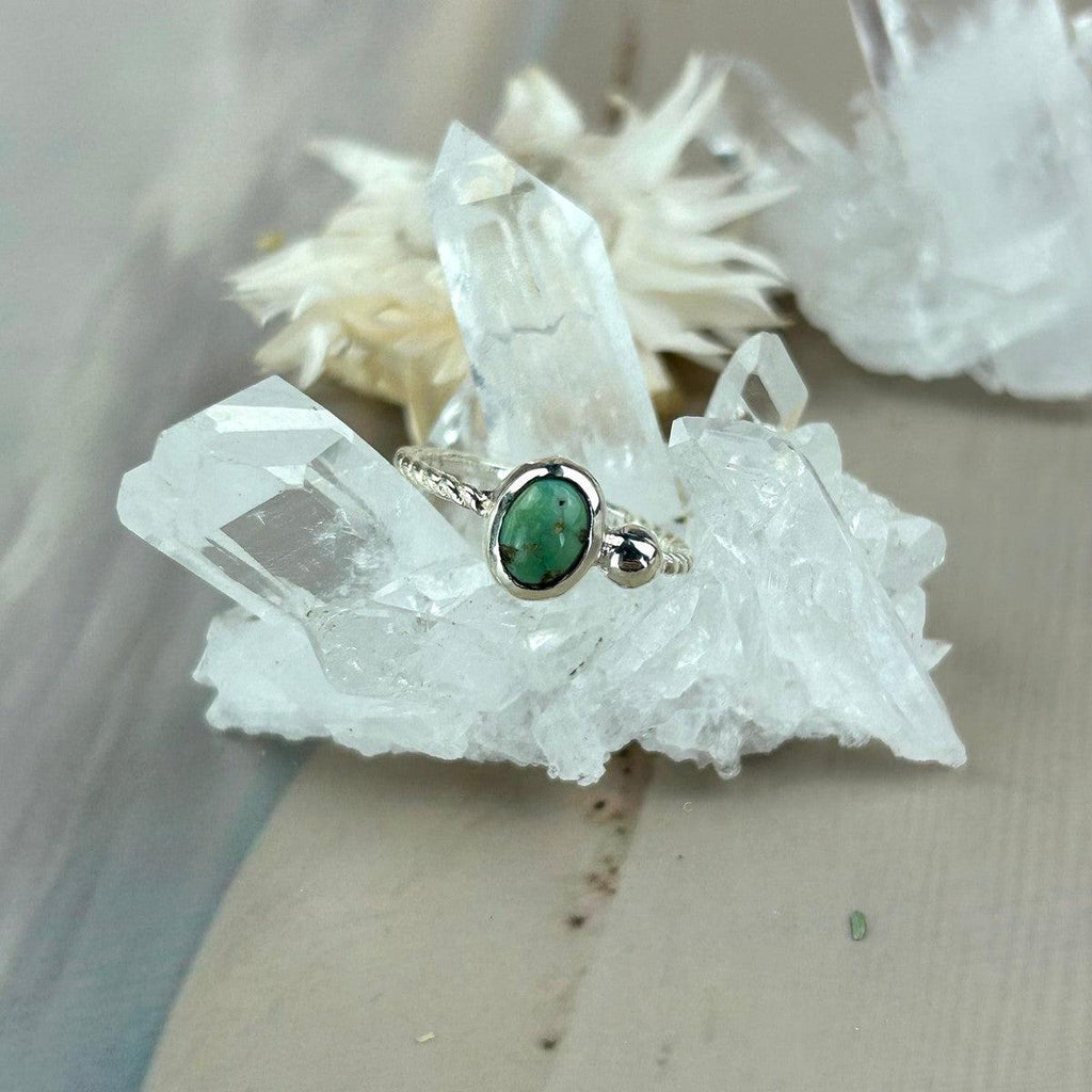 Turquoise In Sterling Silver Ring