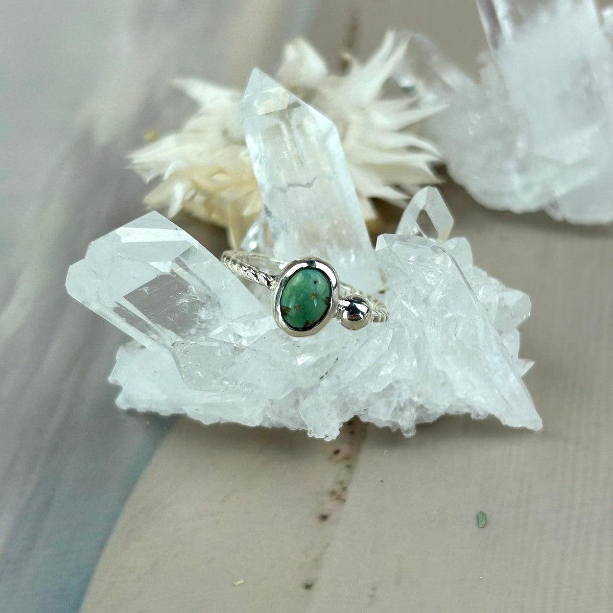 Turquoise In Sterling Silver Ring