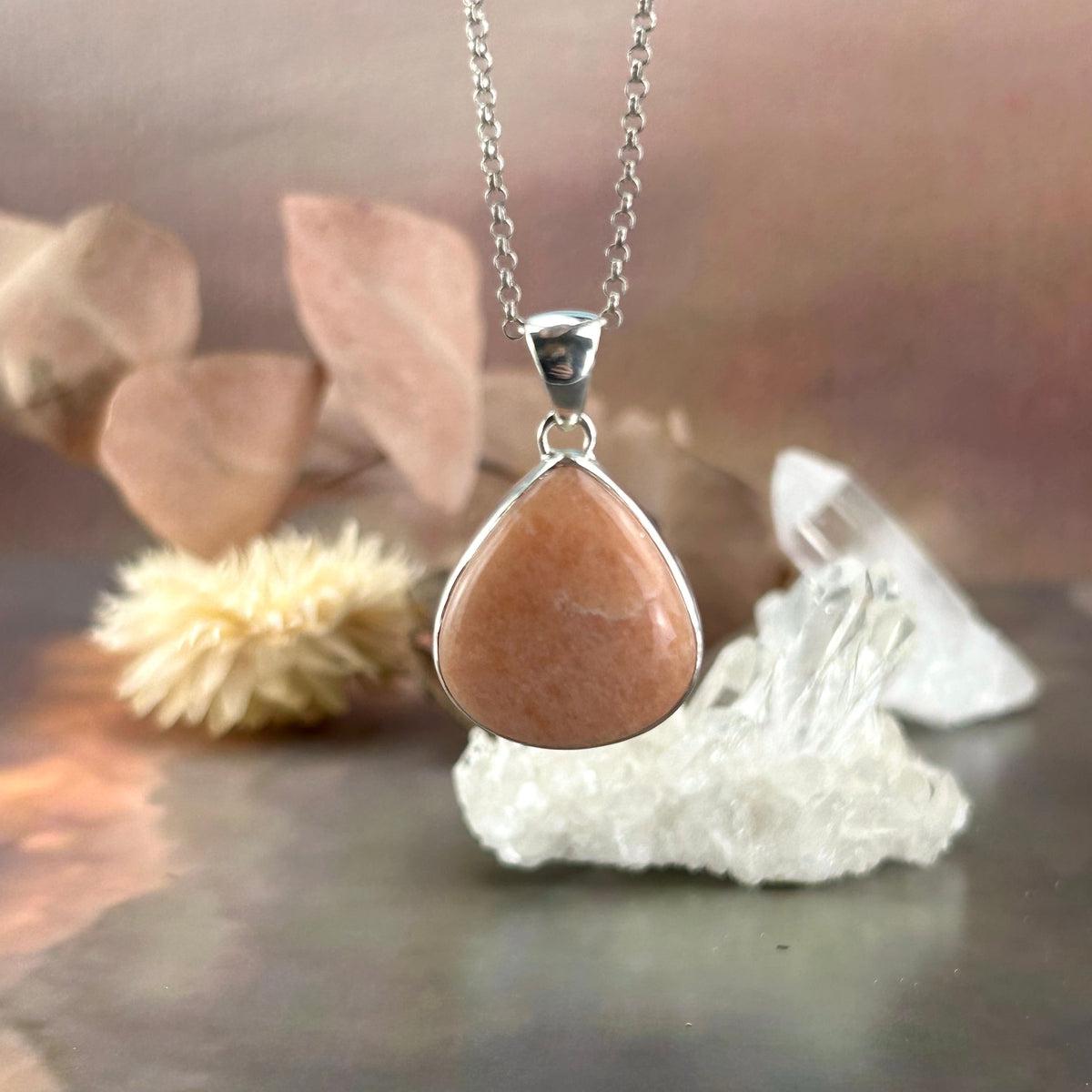 Shimmery Crystal Pendant
