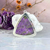 Purpurite Assorted Shape Large Ornate Pendants