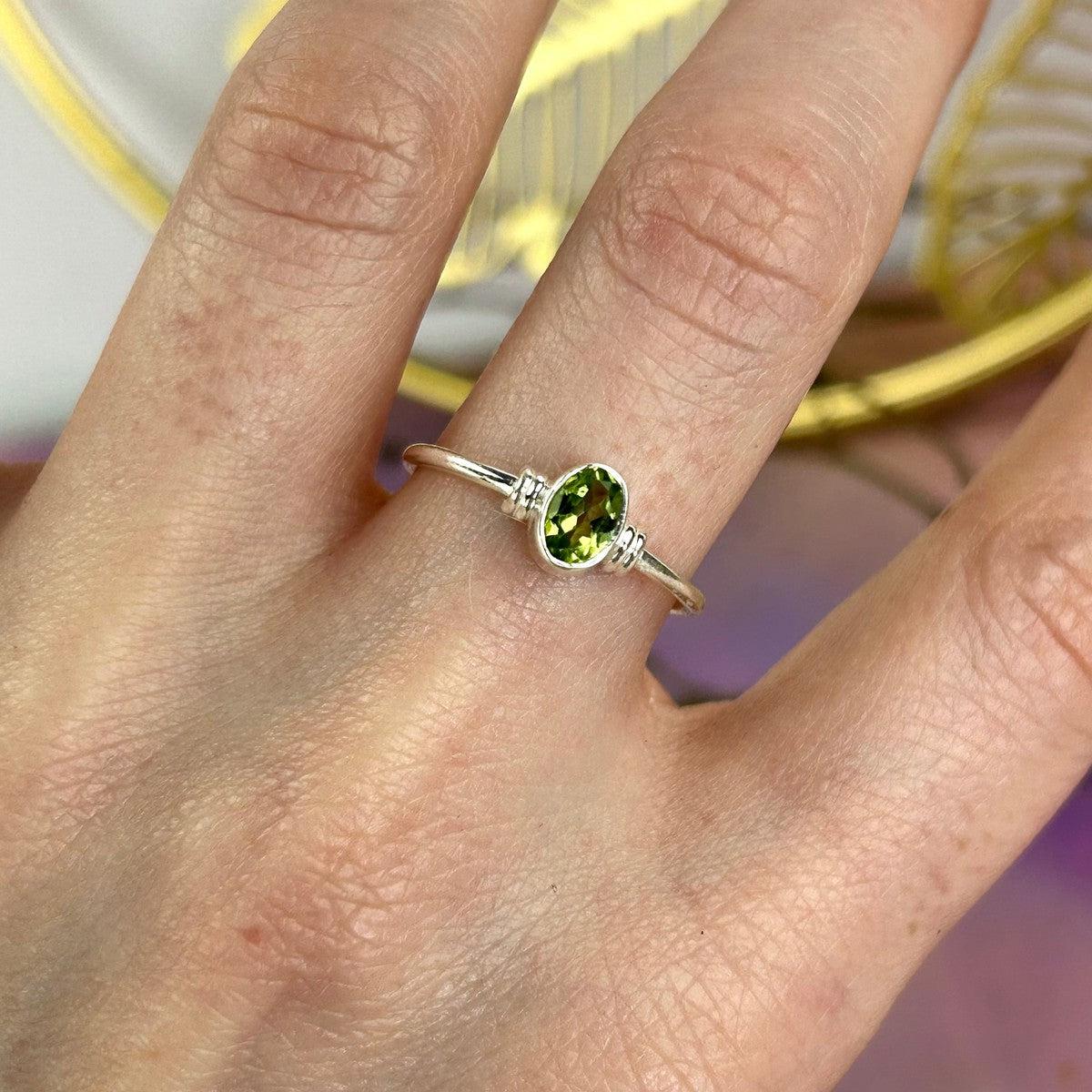 Peridot Petite Ring