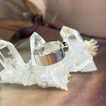 Unisex Design Garnet Ring