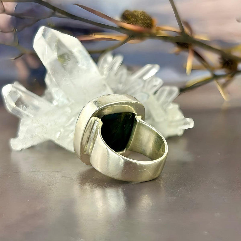 Contemporary Labradorite Ring