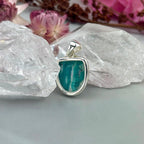 Half Circle Crystal Pendant