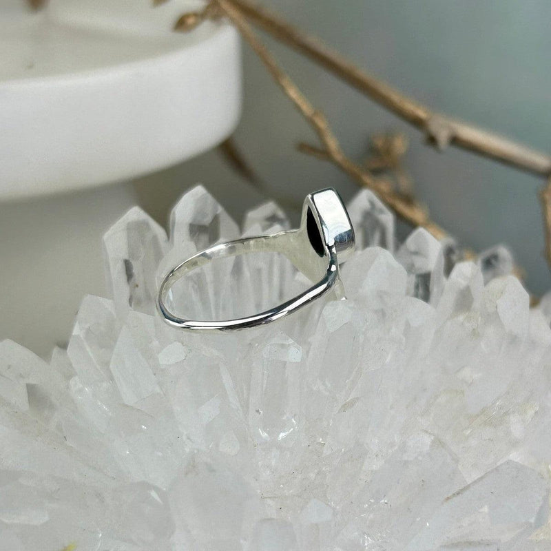 Garnet Crystal Ring