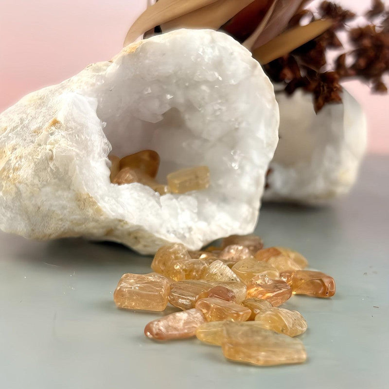 Imperial Topaz Tumbled Stone Chips