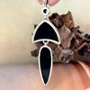 Black Onyx Geometric Contemporary Pendant