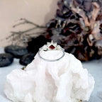 Ornate Garnet Ring