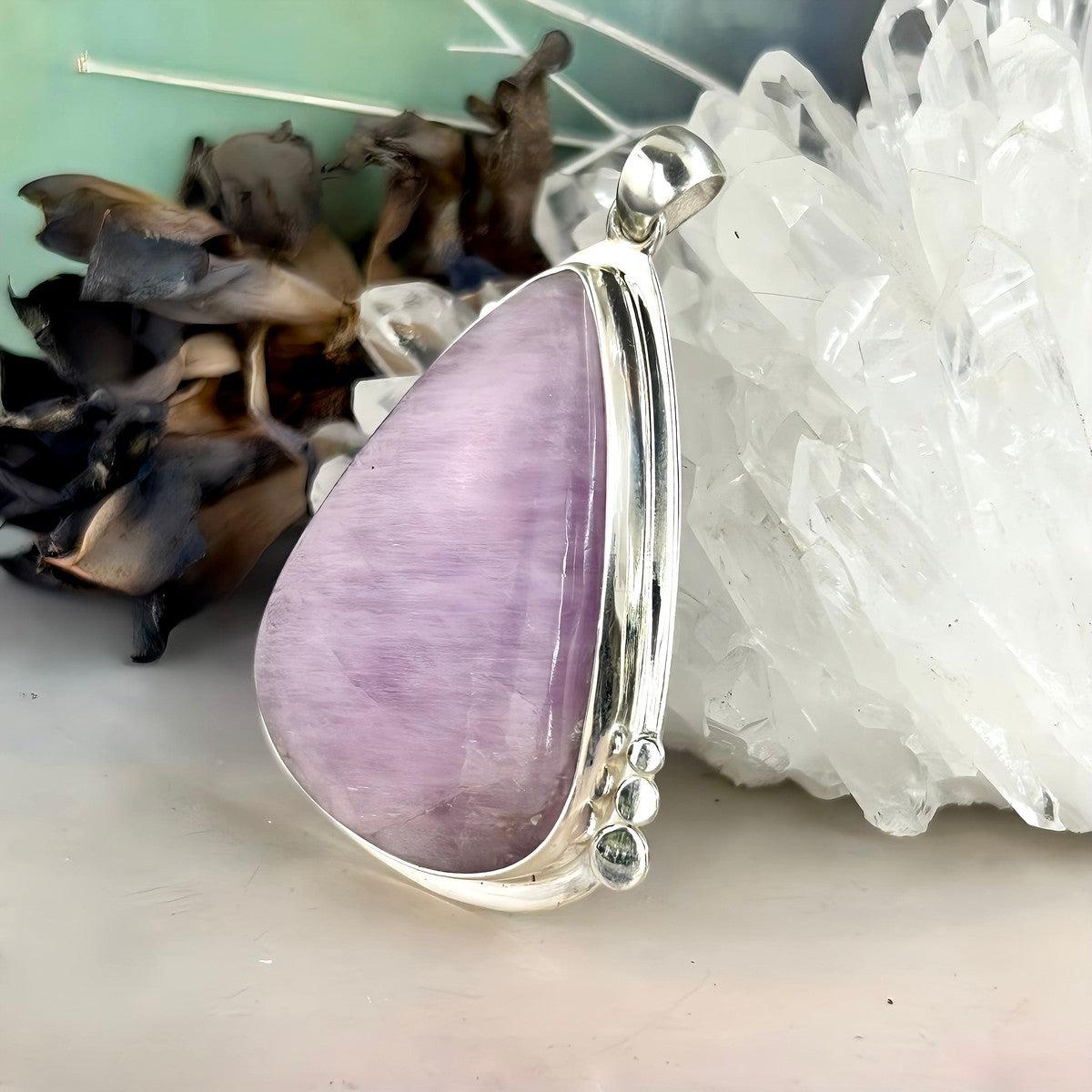 Kunzite Sterling Silver Pendant