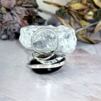 Adjustable Size Amber Ring