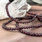 Deep Red Bead Bracelet