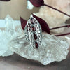 Romantic Design Garnet Ring