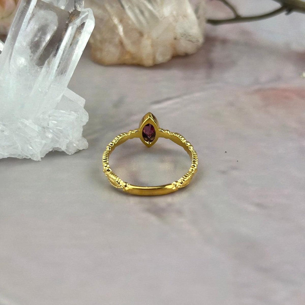 Rhodolite Garnet Ring