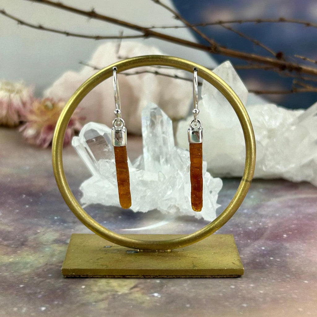 Crystal Wand Drop Earrings