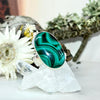 Malachite Oval Ring