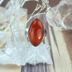 Vibrant Crystal Silver Ring