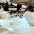 Smokey Quartz Crystal Bar Studs