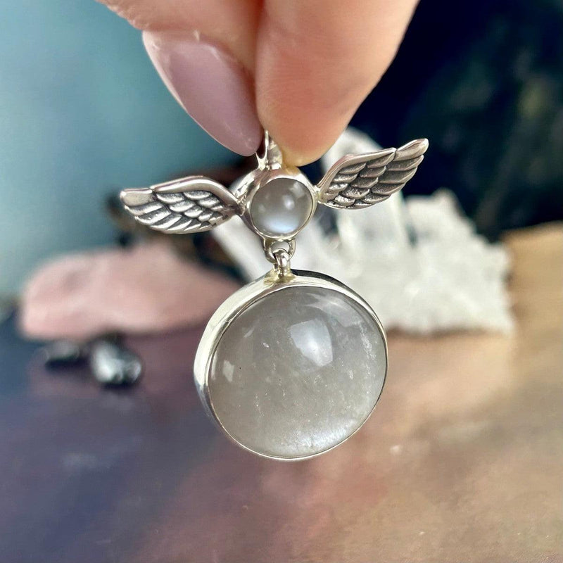 Sterling Silver Winged Pendant