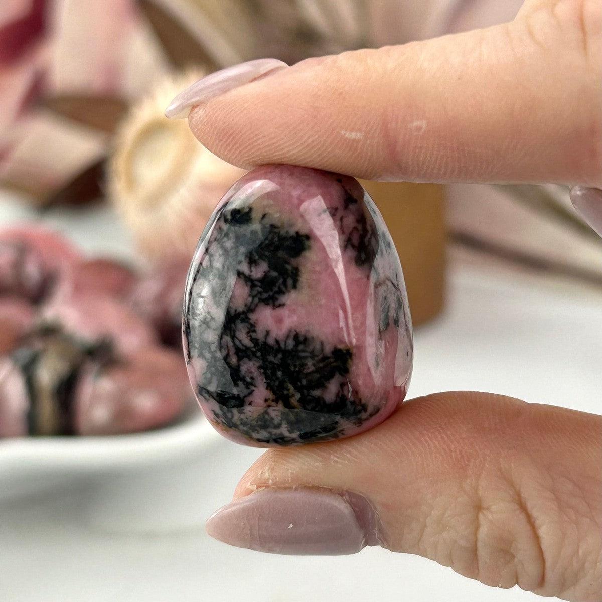 Rhodonite Tumbled Stone