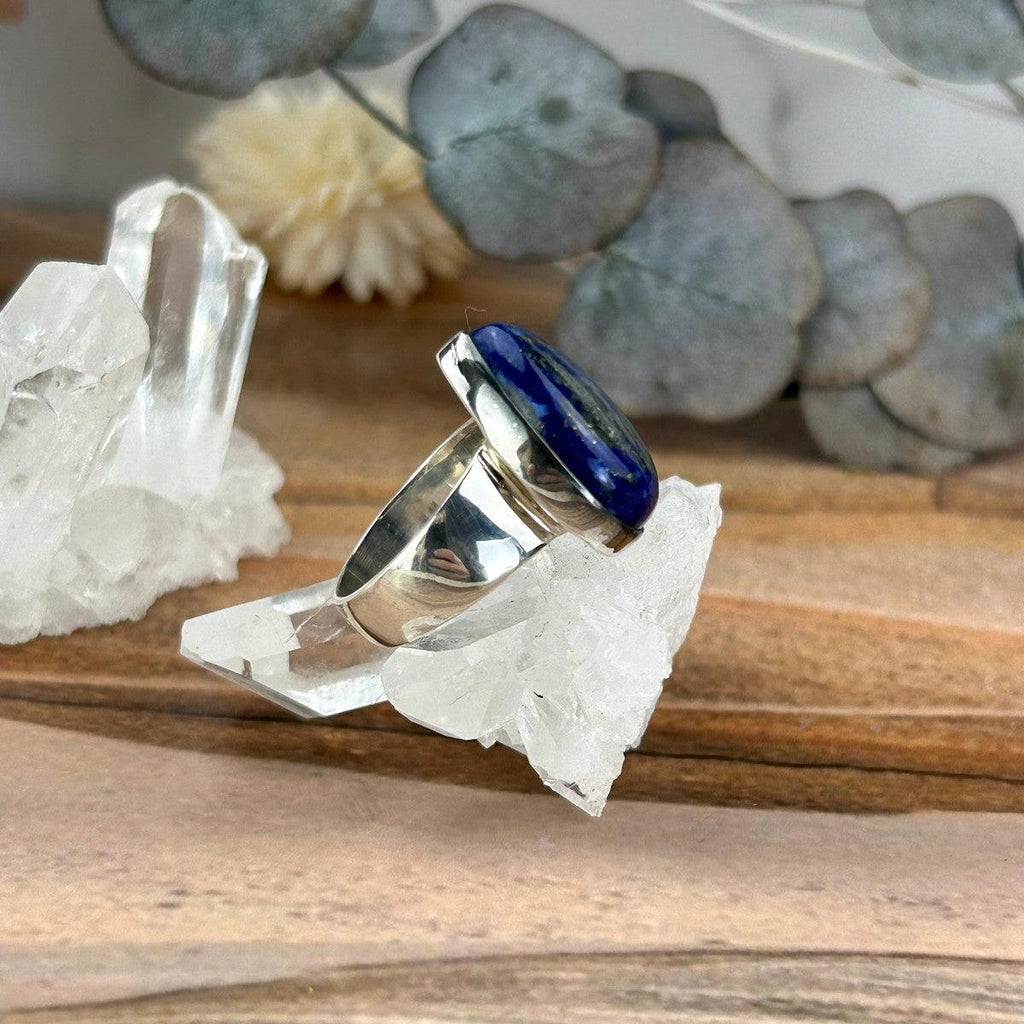 Pear Shape Lapis Ring
