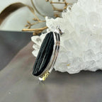 Black Tourmaline Raw Assorted Shape Pendants