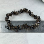 Smokey Quartz Crystal Chip Bracelet