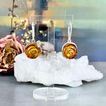 Handcarved Stone Earrings