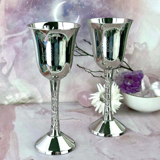 Triquetra Brass Chalice