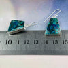 Blue And Green Crystal Earrings