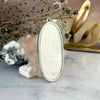 Scolecite Elongated Oval Large Pendant