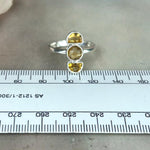 Yellow Crystal Women's Ring