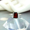 Assorted Gemstone Emerald Cut Ring
