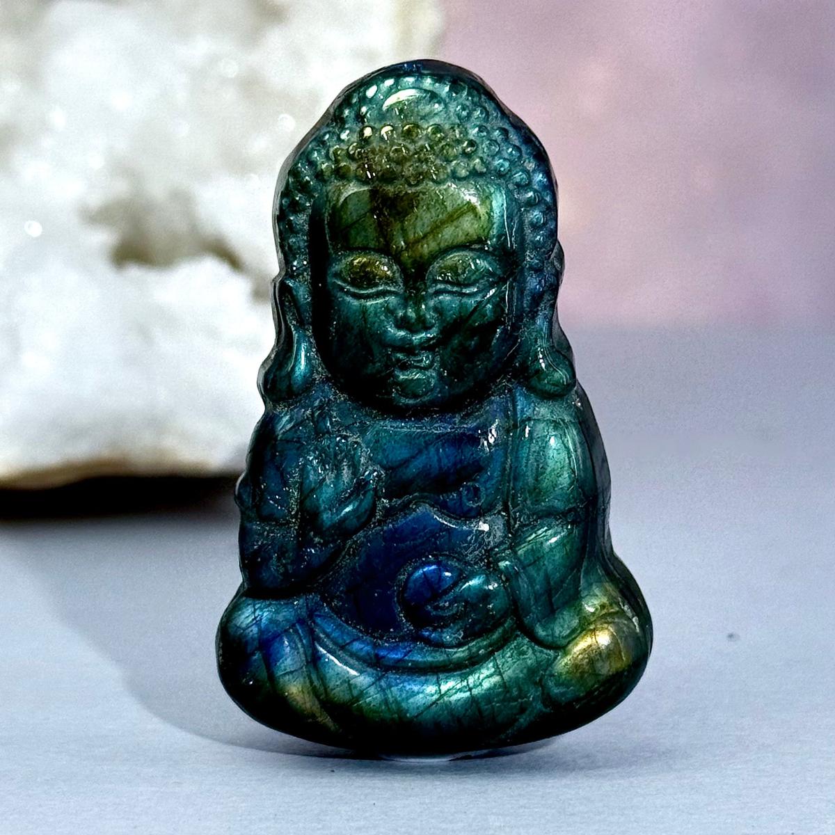 Shakyamuni Crystal Carving