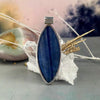 Blue Crystal Sterling Silver Pendant
