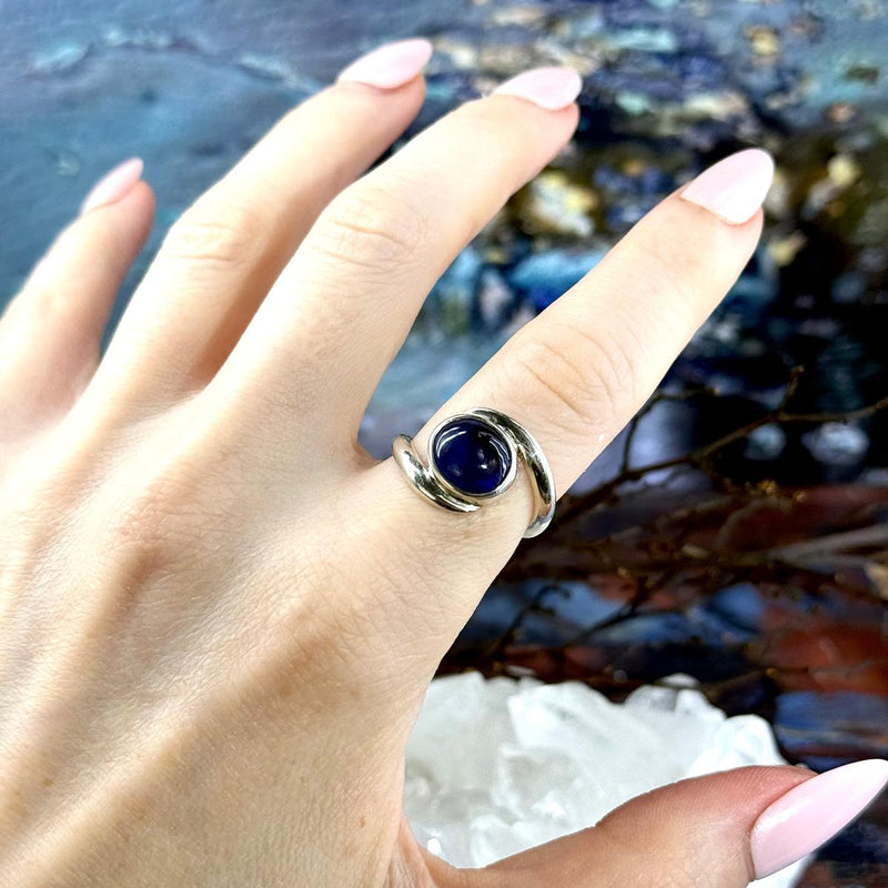 Women's Tanzanite Crystal Ring