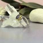 Brilliant Cut Amethyst Gemstone Ring