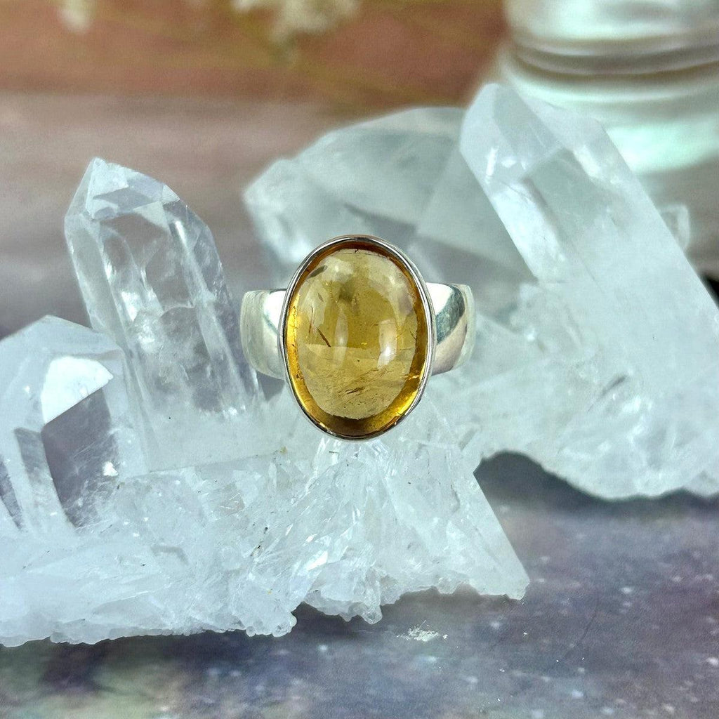 High Grade Natural Citrine Ring